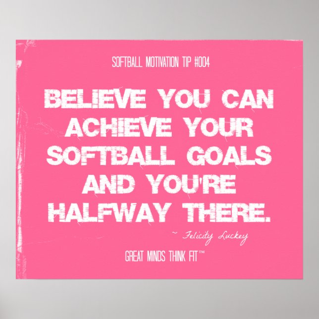 Poster Citations de softball dans Threads 004 (Devant)