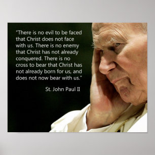 Poster Citations de St John Paul II