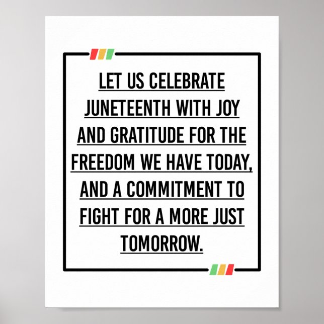 Poster Citations du 11° siècle, Liberté des Africains-Amé (Devant)