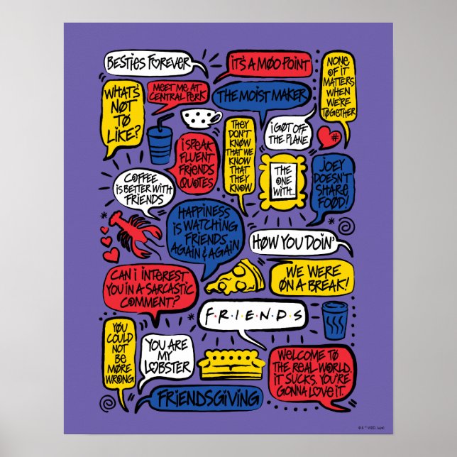 Poster Citations FRIENDS™ (Devant)
