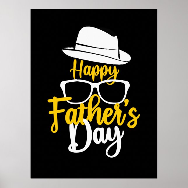 Poster Citations grand-père | Joyeuse fête des pères (Devant)
