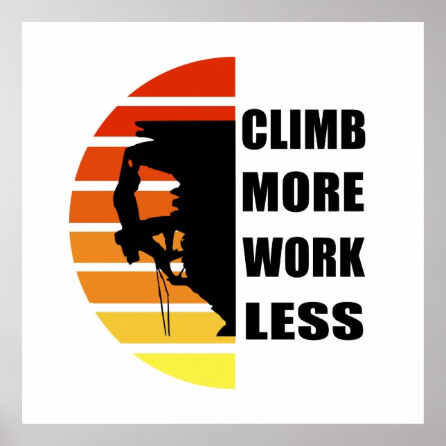 Poster citations motivantes pour les grimpeurs (Devant)