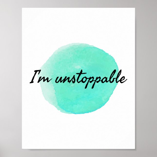 Poster citations motivationnelles et inspirantes pour le  (Devant)