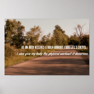 Poster Citations Motivationnelles Exercice—Exercice physi