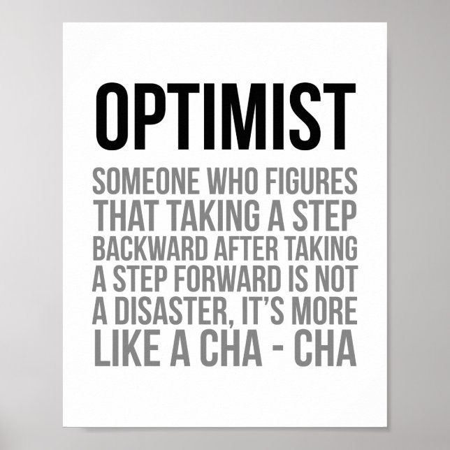 Poster Citations optimistes (Devant)