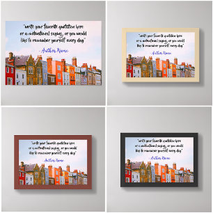 Poster Citations Quotidiennes Personnalisées / Créer Votr
