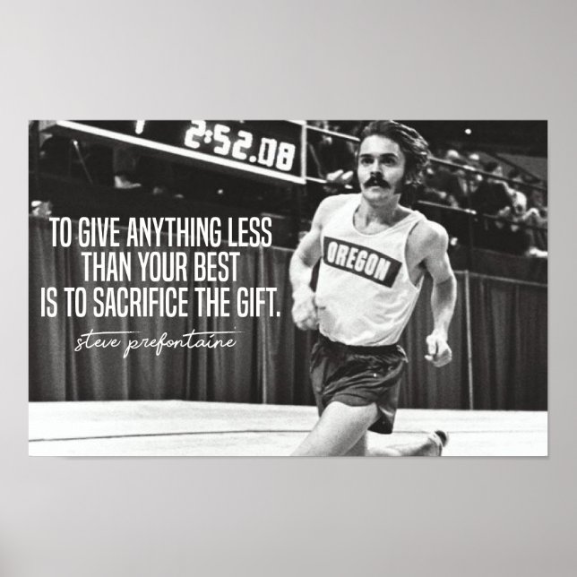 Poster Citations Steve Prefontaine (Devant)