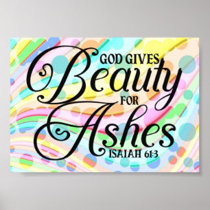 Poster Citations Verses De La Bible - Dieu Donne De La Be