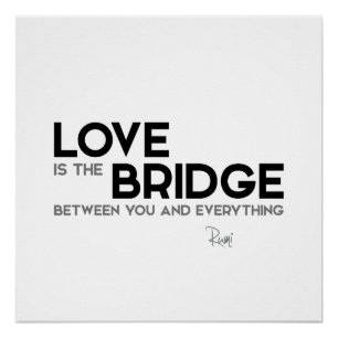 Poster CITES : Rumi : L'amour est le pont