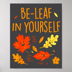 Poster Citez les citations de Croire En Vous-même Cadeau