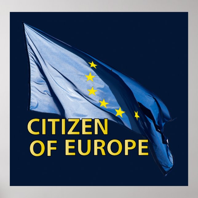 Poster Citoyen d'Europe (Devant)