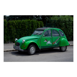 Poster Citroen 2 CV Sauss Ente