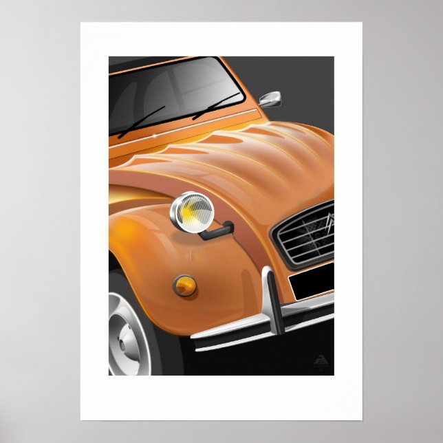 Poster Citroen 2CV (Devant)
