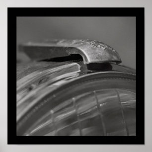 Poster Citroen 2cv Classic vintage poster, retro design