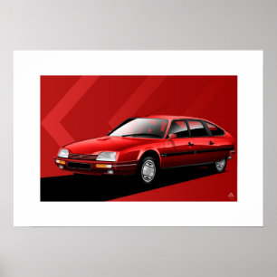 Poster Citroen CX MK2 GTI Turbo 2