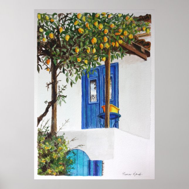 Poster Citronnier (Devant)