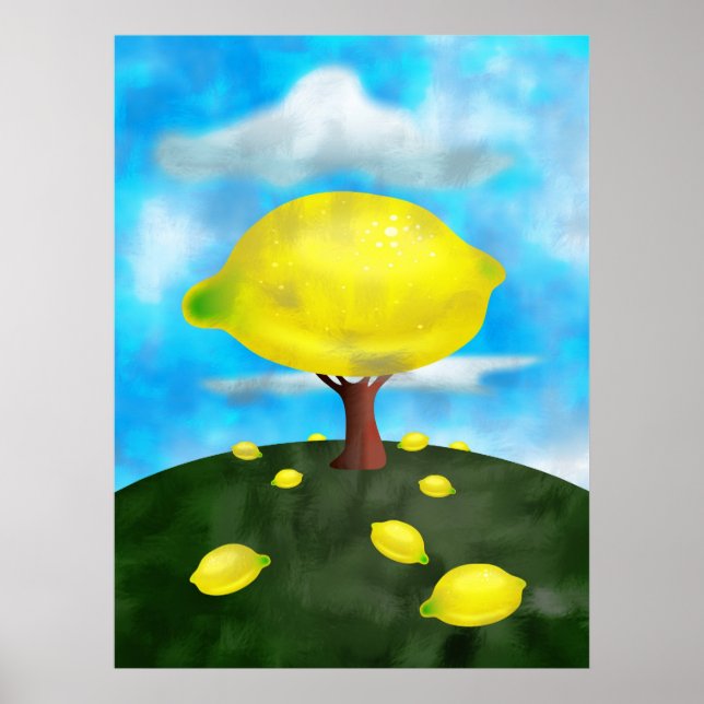 Poster Citronnier (Devant)