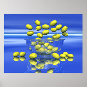 Poster Citrons heureux