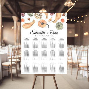 Poster Citrouille Aquarelle Colorée Tendance Ambiance A