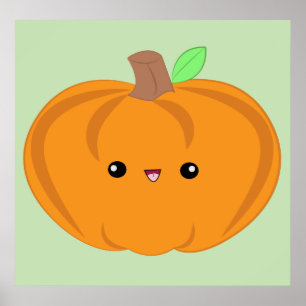 Poster Citrouille bébé mignon
