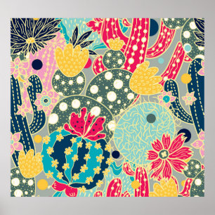 Poster Citrouille d'aquarelle vintage : Motif d'automne