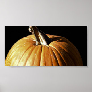 Poster Citrouille d'automne d'Halloween
