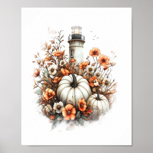 Poster Citrouille de la chemise phare (Devant)