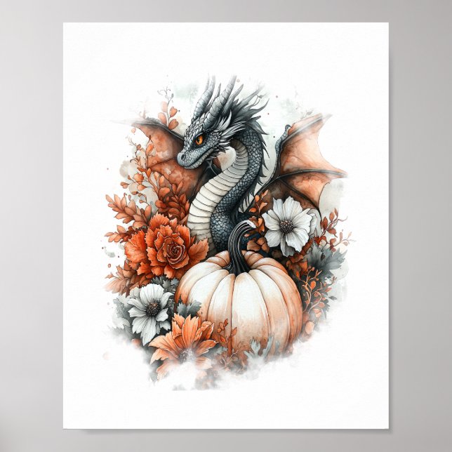 Poster Citrouille de pays Dragon (Devant)