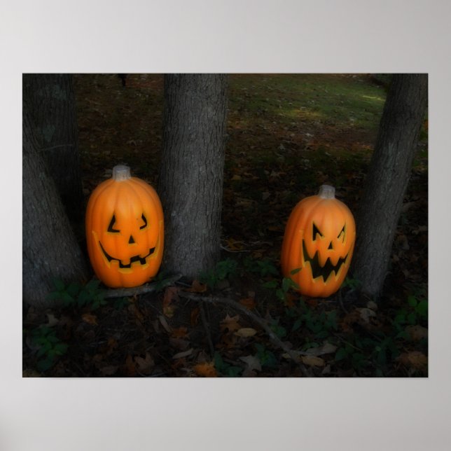Poster Citrouille d'Halloween (Devant)