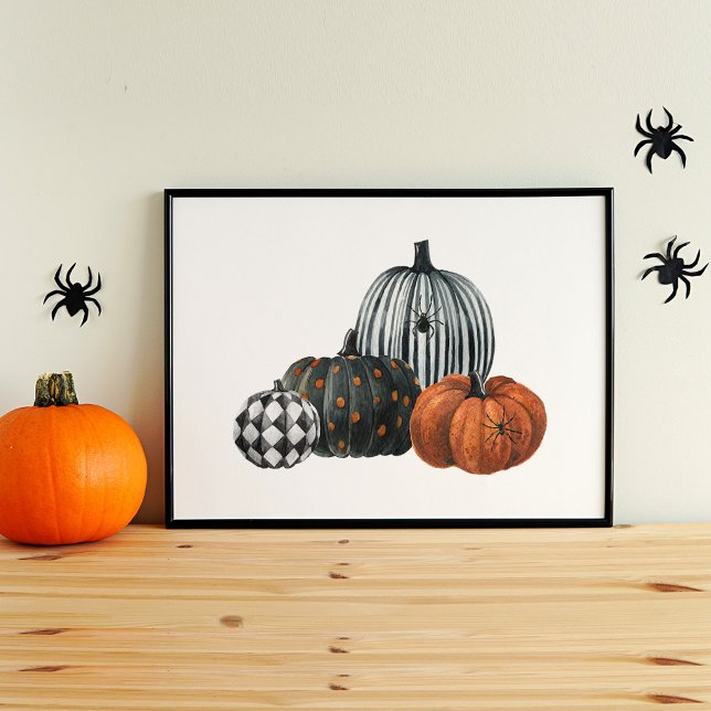 Poster Citrouille d'Halloween (Créateur téléchargé)