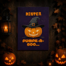 Citrouille d'Halloween Mister Pumpk-A-Boo