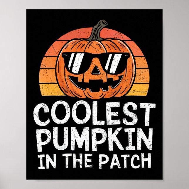 Poster Citrouille le plus froid dans le Patch Halloween A (Devant)