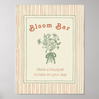 Poster Citrouille : Panneau de la barre de floraison