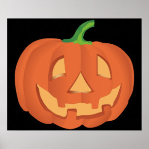 Poster Citrouille pour Halloween 1