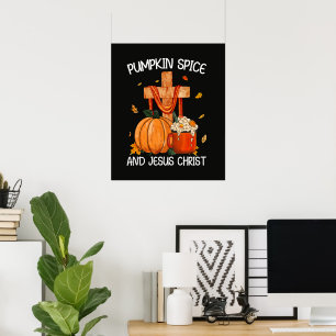 Poster Citrouille Spice et Jésus-Christ