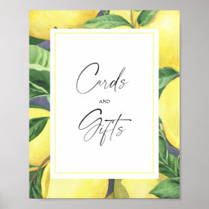 Poster Citrus - Cartes et Cadeaux