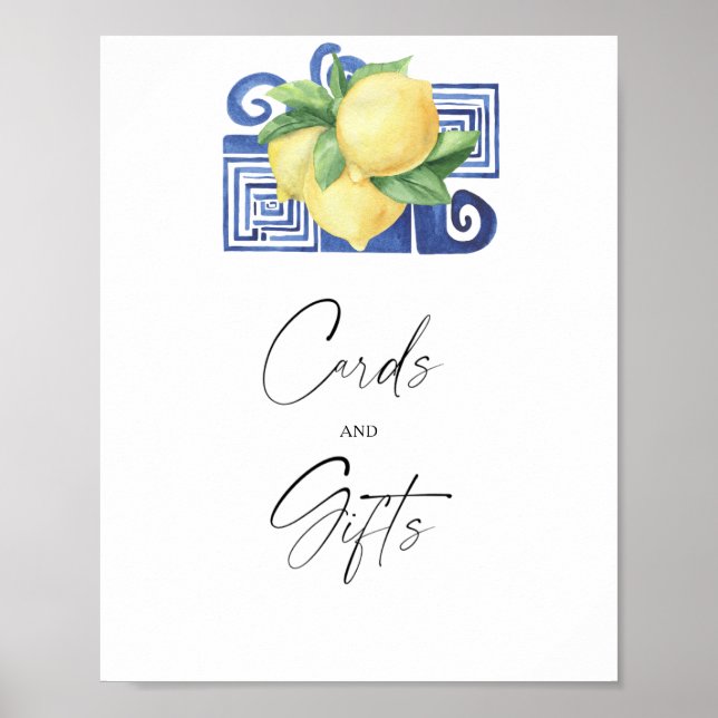 Poster Citrus - Cartes et Cadeaux (Devant)