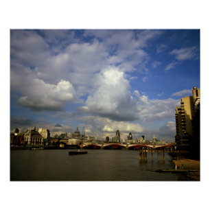 Poster City de Londres dans les années 1990