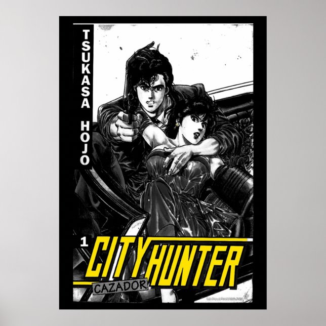 Poster City Hunter Vintage 80s (Devant)