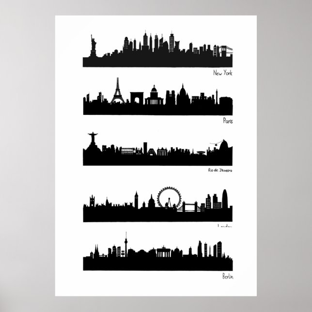 Poster City Skylines - World 2 (Devant)