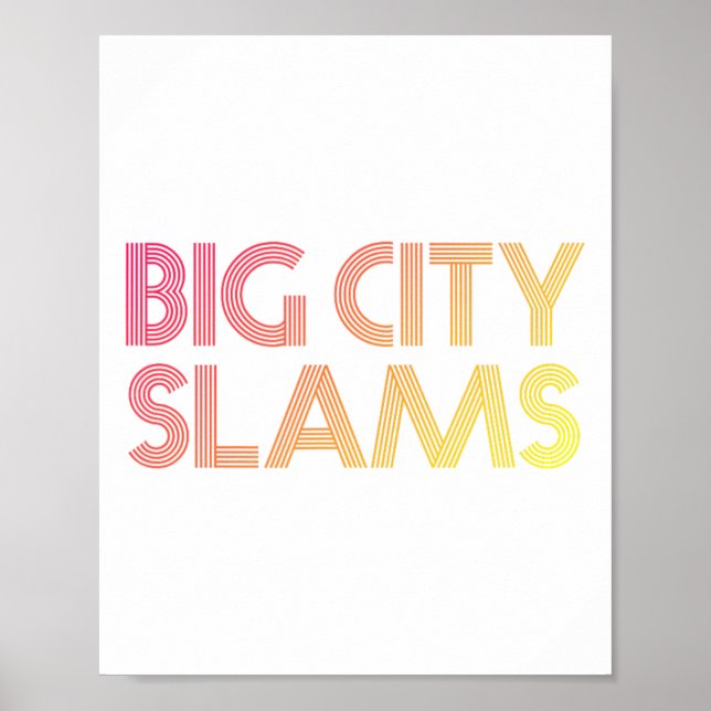 Poster City Slams Ferda Boys Joueur canadien de hockey Sa (Devant)