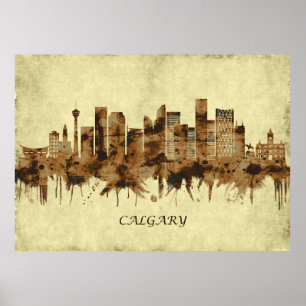 Poster Cityscape de Calgary Canada