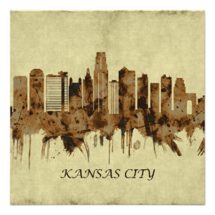 Poster Cityscape de Kansas City