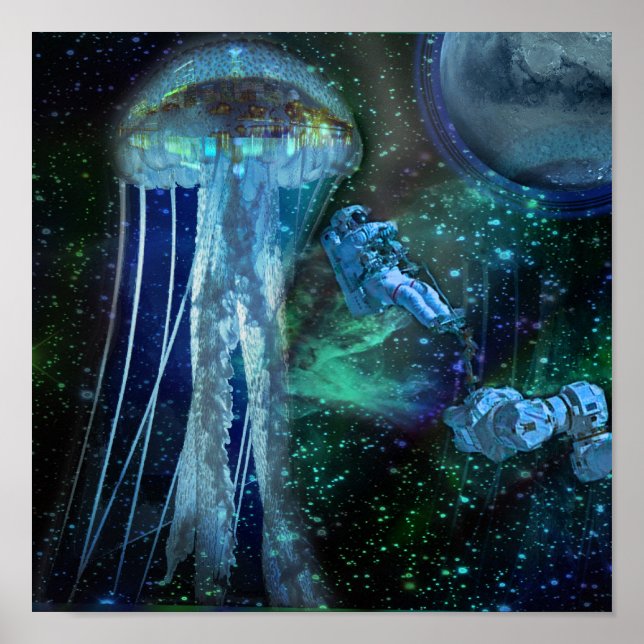 Poster Ciudad Engin Spatial (Devant)