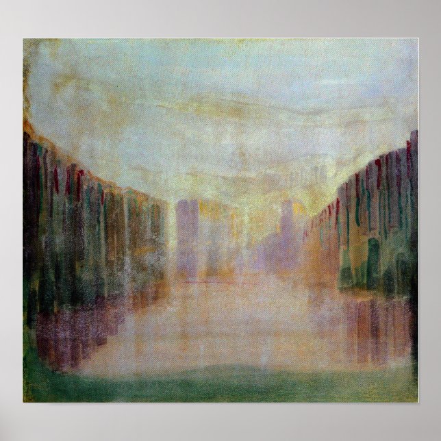 Poster Ciurlionis - Daybreak I 1906 (Devant)
