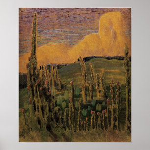 Poster Ciurlionis - Été III 1907