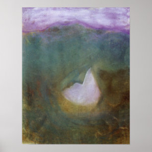 Poster Ciurlionis - Faces 1904