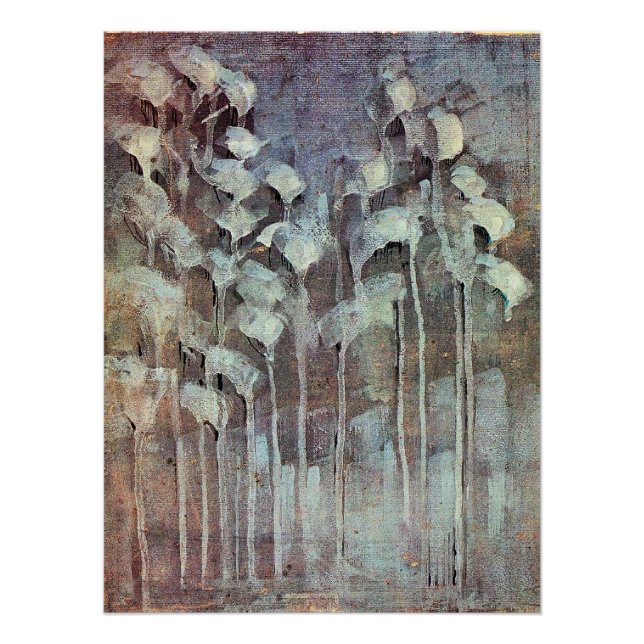 Poster Ciurlionis - hiver (VI), (Devant)