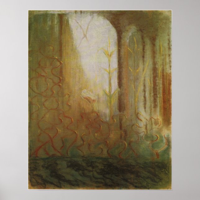 Poster Ciurlionis - Le Monde de Mars 1904 (Devant)