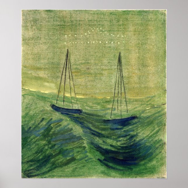 Poster Ciurlionis - Le Soleil Est En Train De Passer Libr (Devant)